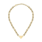 Woman Bold Trendy Steel Necklace