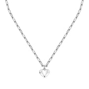 Woman Bold Trendy Steel Necklace