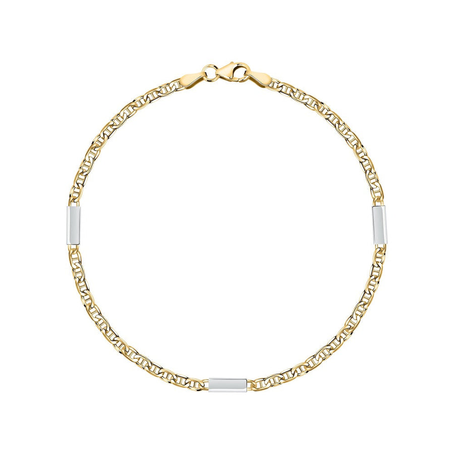 Man Fancy Traversino Gold 18K Bracelet