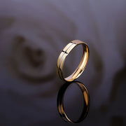 18K Two-Tone Gold Fedi Ring