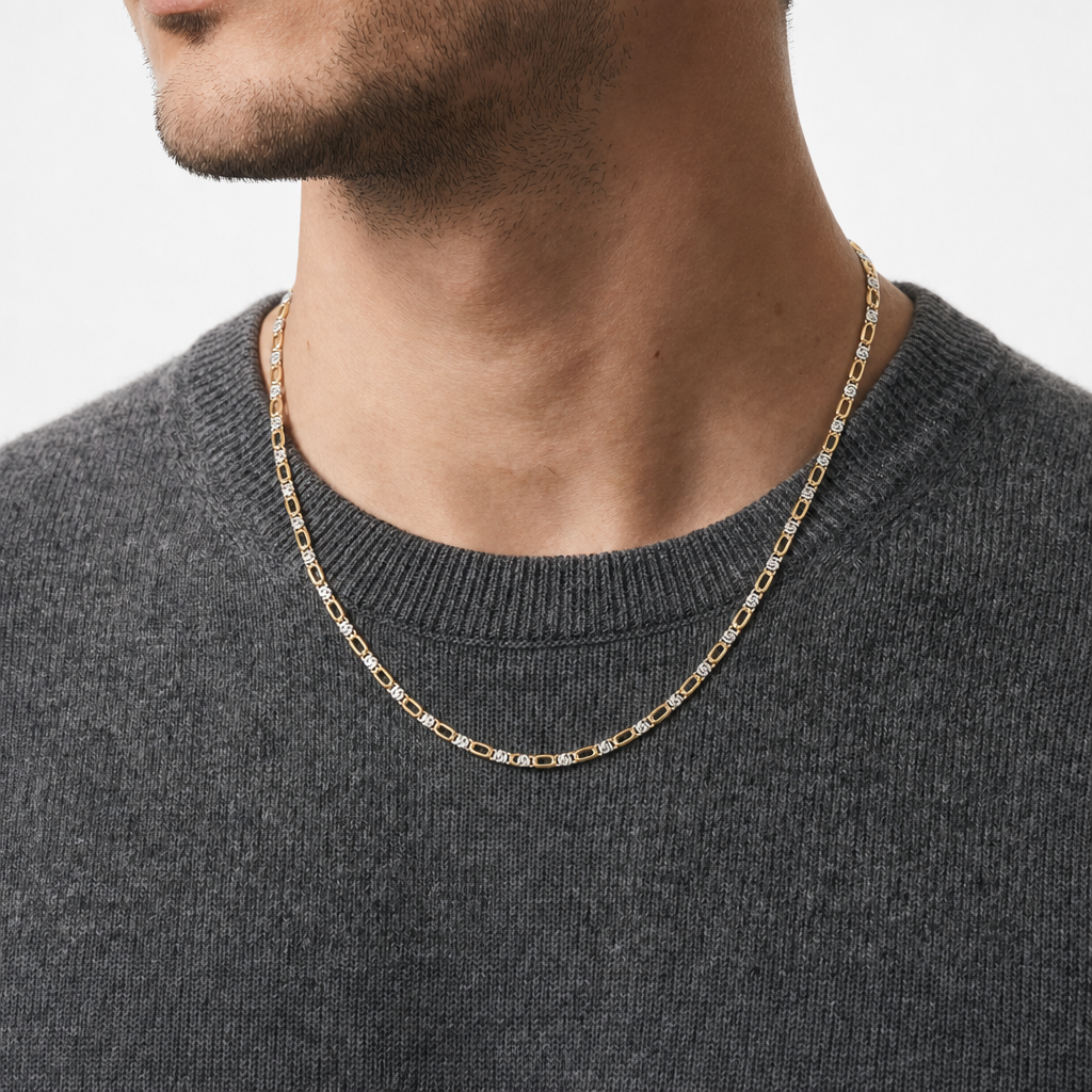 Man Occhio Di Pernice Gold 18K Chain
