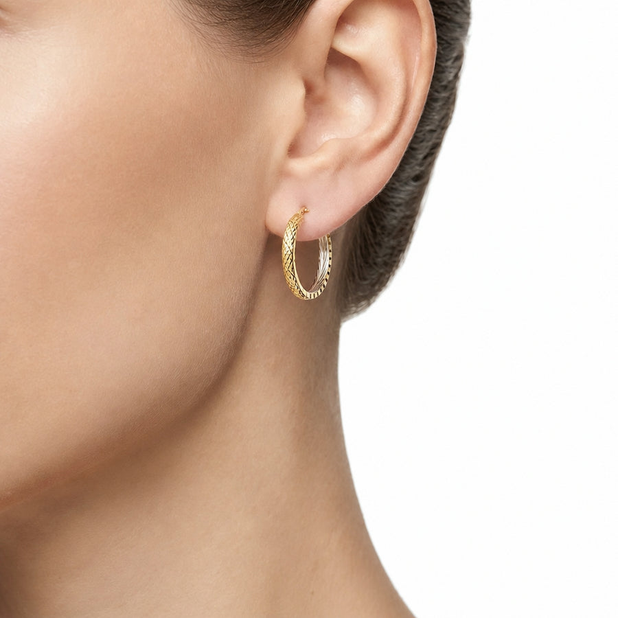 Woman Creole Gold Anniversary 18K Earrings
