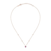 Woman Colorful Love Silver 925 Necklace