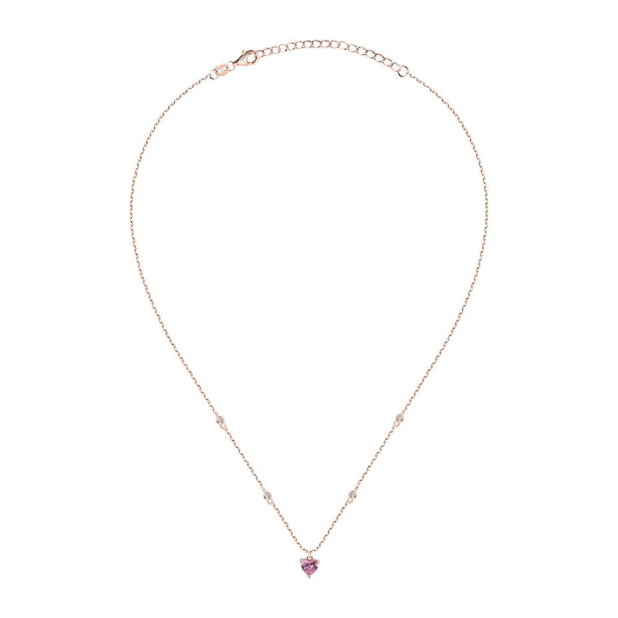 Woman Colorful Love Silver 925 Necklace