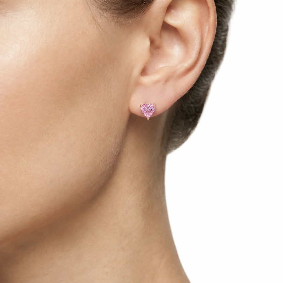 Woman Colorful Love Silver 925 Earrings