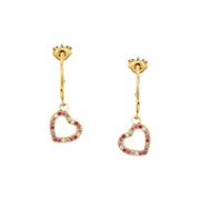 Woman Vita Silver Heart 925 Earrings