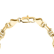 Unisex Intreccio Bold Silver 925 Bracelet