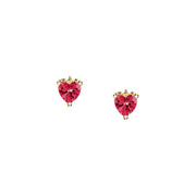 Woman Colorful Love Silver 925 Earrings