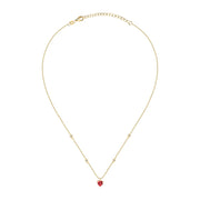 Woman Colorful Love Silver 925 Necklace