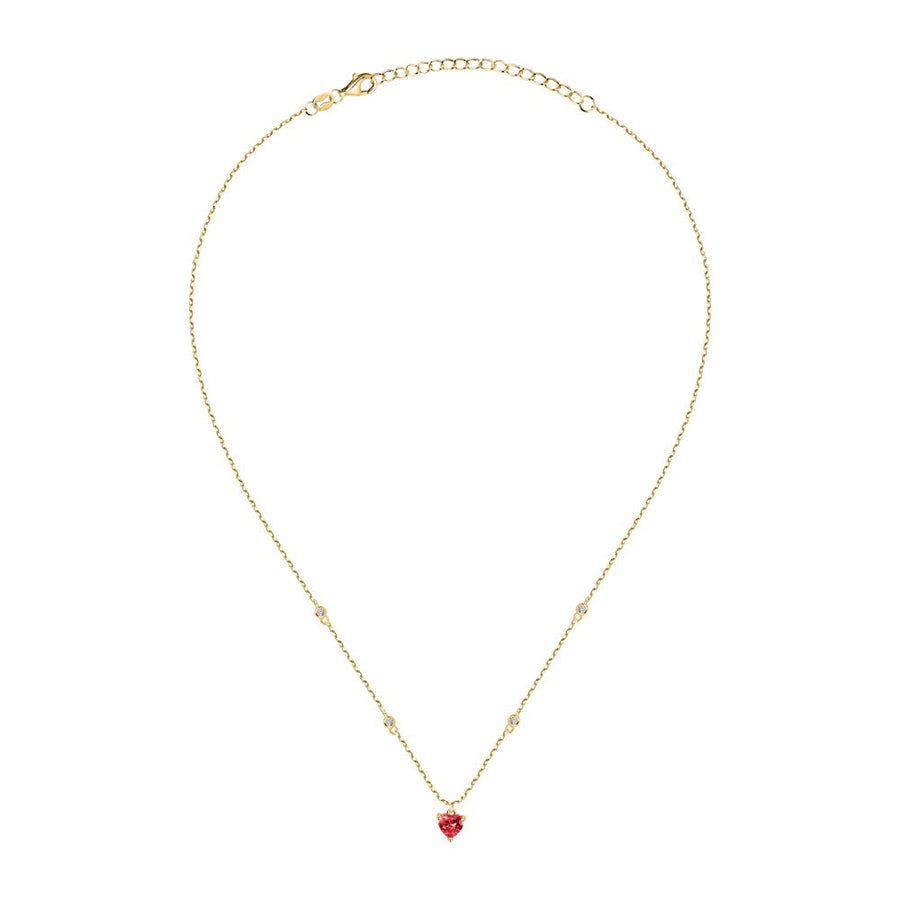 Woman Colorful Love Silver 925 Necklace
