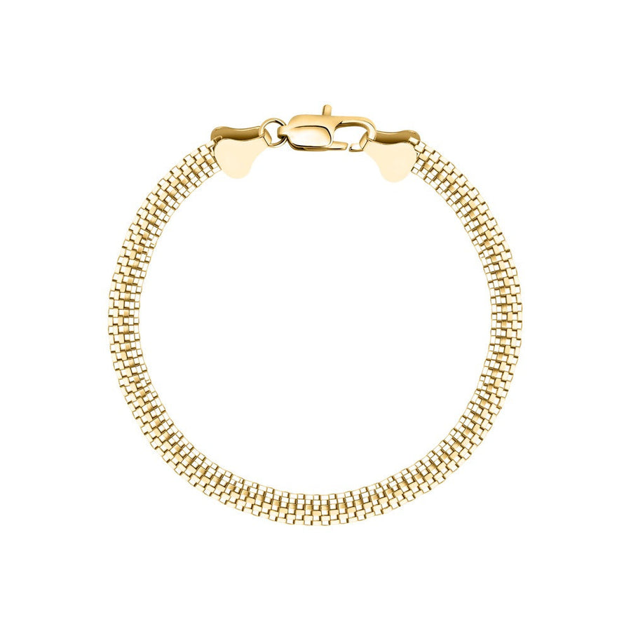 Unisex Intreccio Bold Silver 925 Bracelet