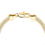 Unisex Intreccio Bold Silver 925 Bracelet