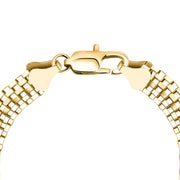 Unisex Intreccio Bold Silver 925 Bracelet