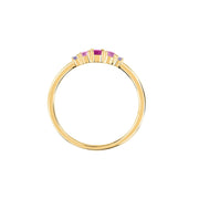 Woman Colorful Silver 925 Ring