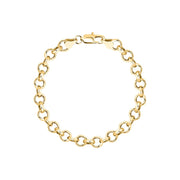 Unisex Intreccio Bold Silver 925 Bracelet