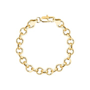 Unisex Intreccio Bold Silver 925 Bracelet
