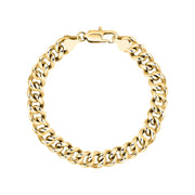 Unisex Intreccio Bold Silver 925 Bracelet