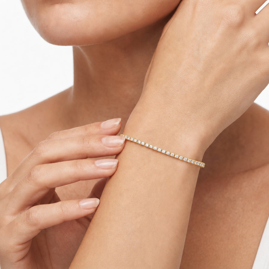 Woman B-Tennis Silver 925 Bracelet