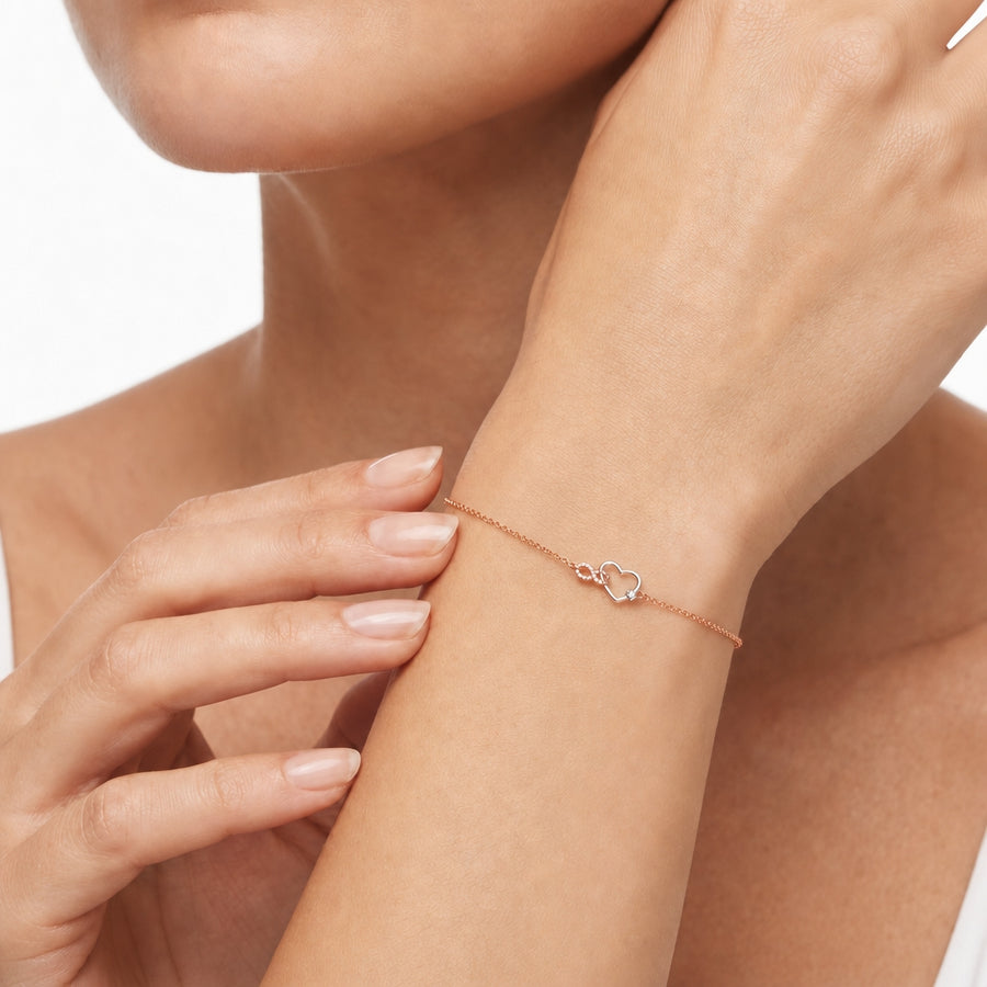 سوار نسائي روزالين فضة استرلينية عيار 925