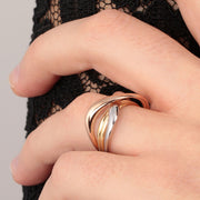 Woman Intreccio Gold 18K Ring