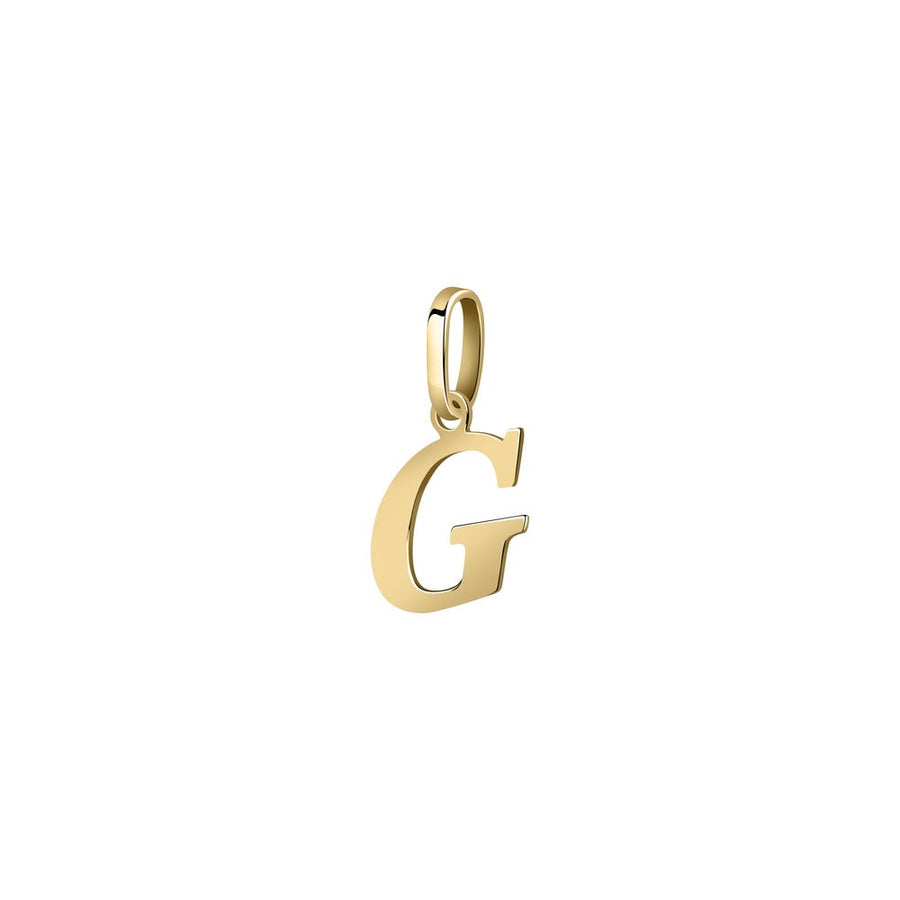 Woman Letter "G" Gold 9K Pendant
