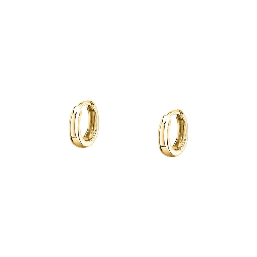 Woman Gold Bold Gold Anniversary 9K Earrings