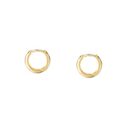 Woman Gold Bold Gold Anniversary 9K Earrings