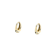 Woman Gold Bold Gold Anniversary 9K Earrings