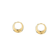 Woman Gold Bold Gold Anniversary 9K Earrings