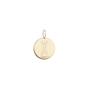 Woman Gemini Zodiac Gold 9K Pendant