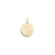 Woman Scorpio Zodiac Gold 9K Pendant