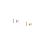 Kids B-Baby Gold Butterfly 9K Earrings