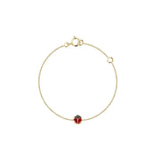 Kids B-Baby Gold Lady Bug 9K Bracelet