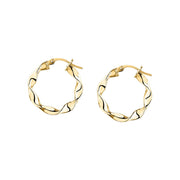 Woman Creole Gold Anniversary 9K Earrings