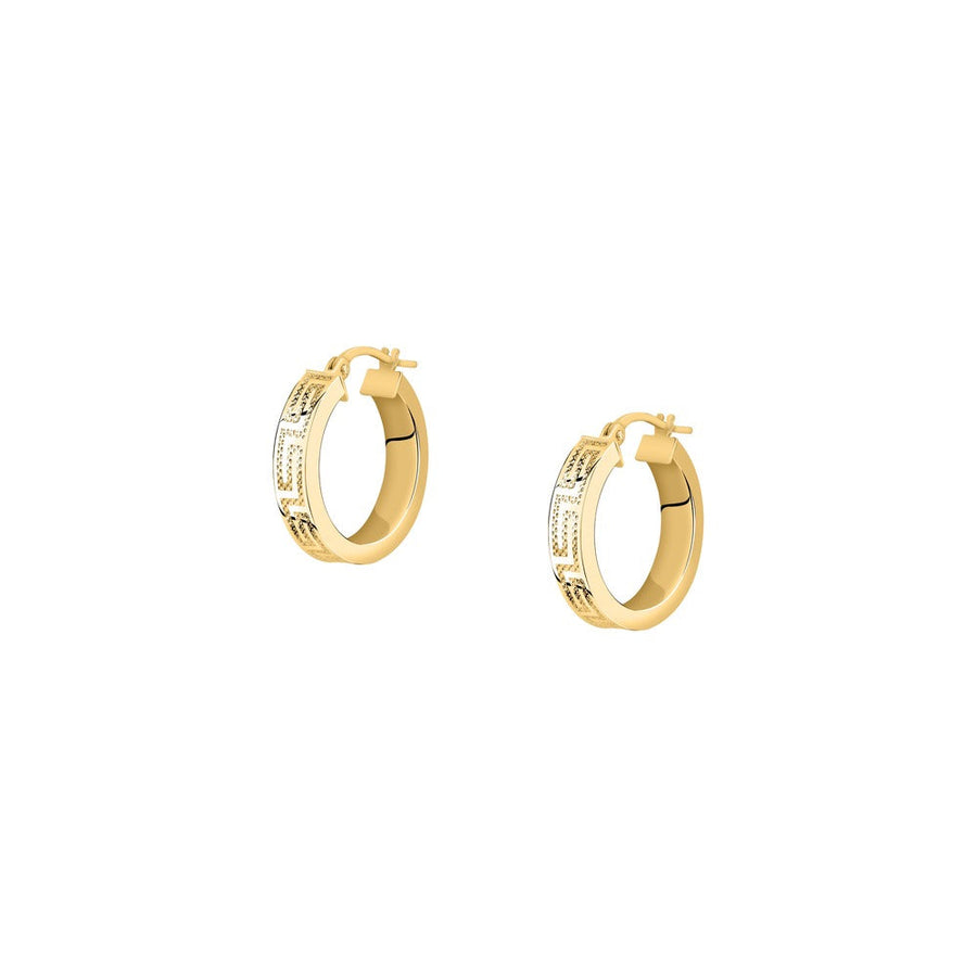Woman Creole Gold Anniversary 9K Earrings
