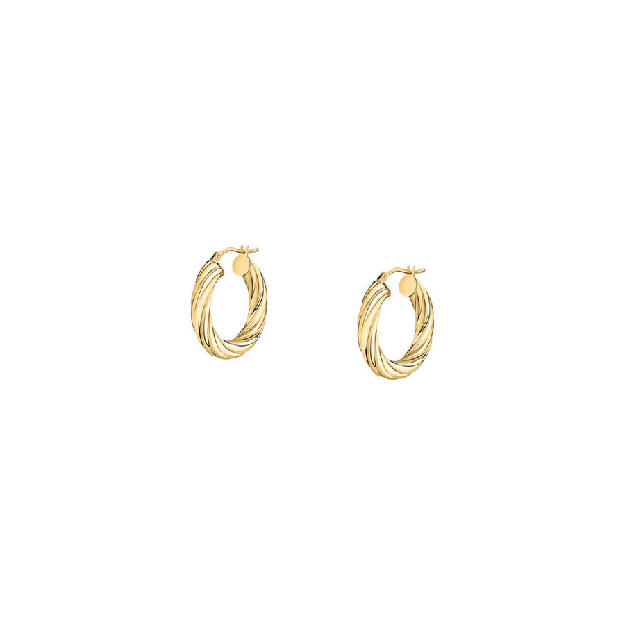 Woman Creole Gold Anniversary 9K Earrings