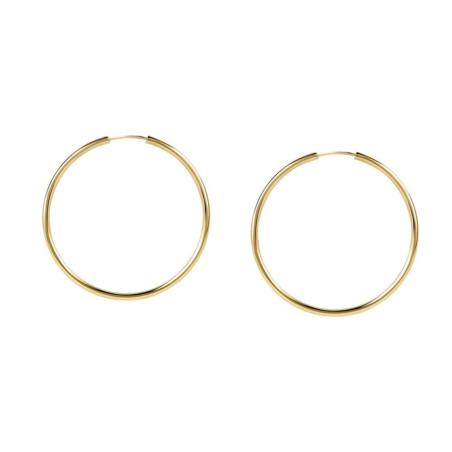 Woman Creole Gold Anniversary 9K Earrings