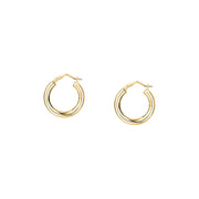 Woman Creole Gold Anniversary 9K Earrings
