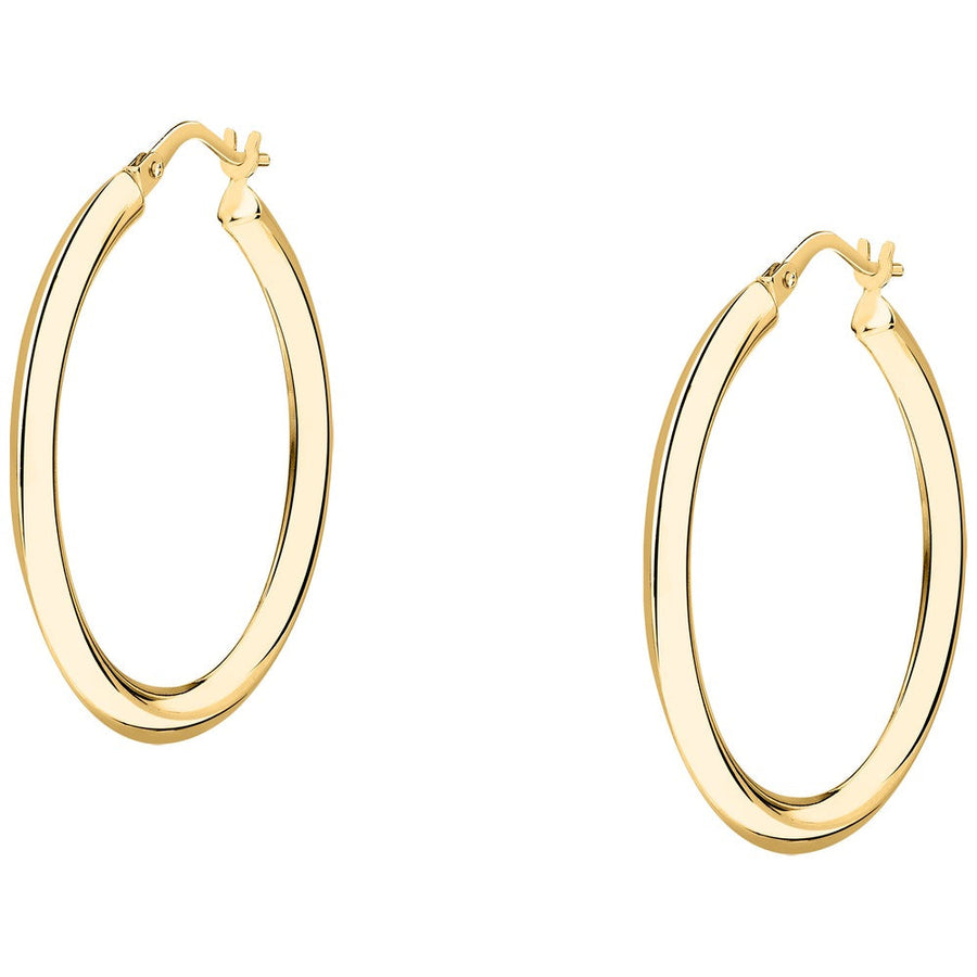 Woman Creole Gold Anniversary 9K Earrings