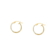Woman Creole Gold Anniversary 9K Earrings