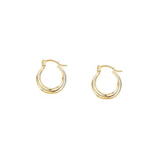 Woman Creole Gold Anniversary 9K Earrings
