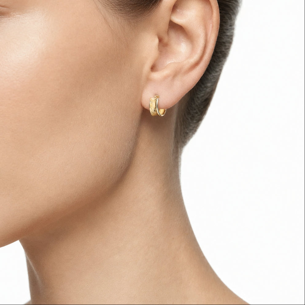 Woman Creole Gold Anniversary 9K Earrings