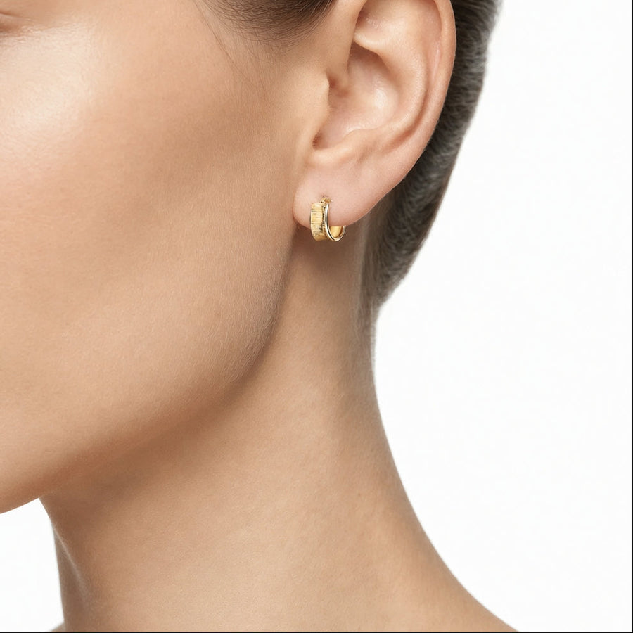 Woman Creole Gold Anniversary 9K Earrings