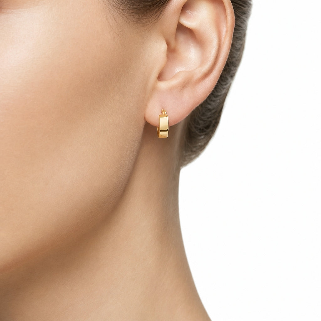 Woman Creole Gold Anniversary 9K Earrings