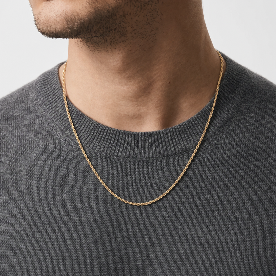 Man Singapore Gold Anniversary 9K Chain