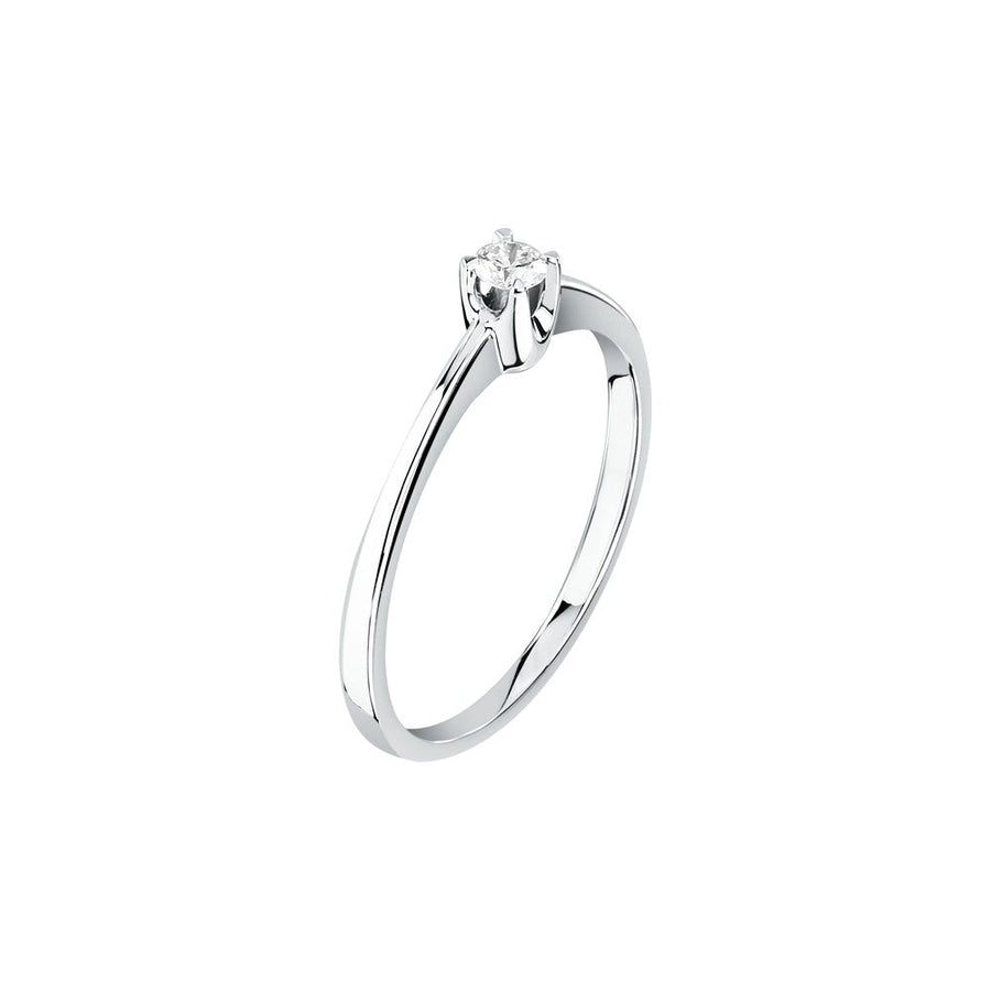 Woman Promessa Damore Diamonds 9K Ring