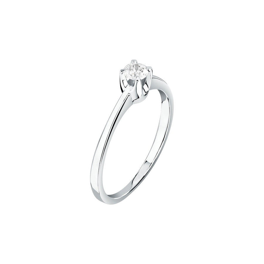 Woman Promessa Damore Diamonds 9K Ring