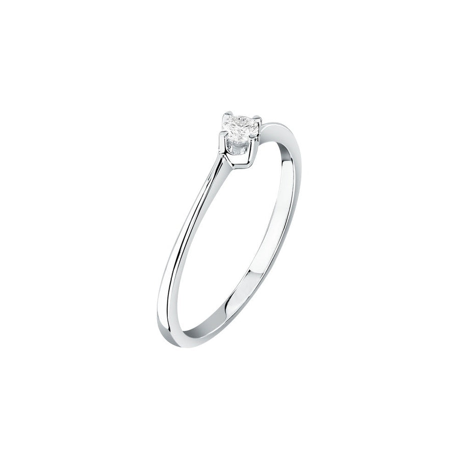 Woman Promessa Damore Diamonds 9K Ring