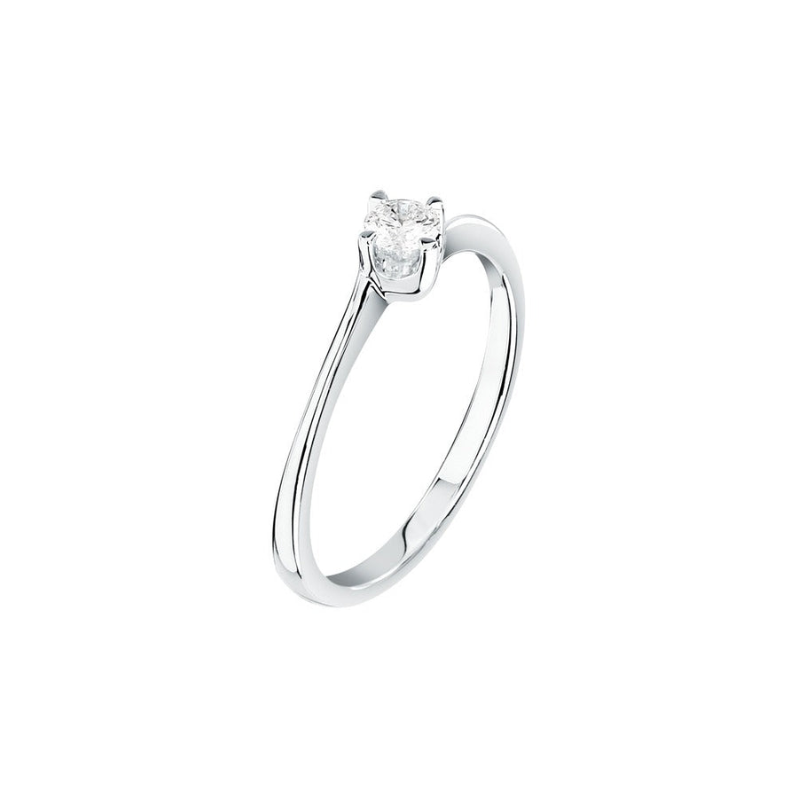 Woman Promessa Damore Diamonds 9K Ring