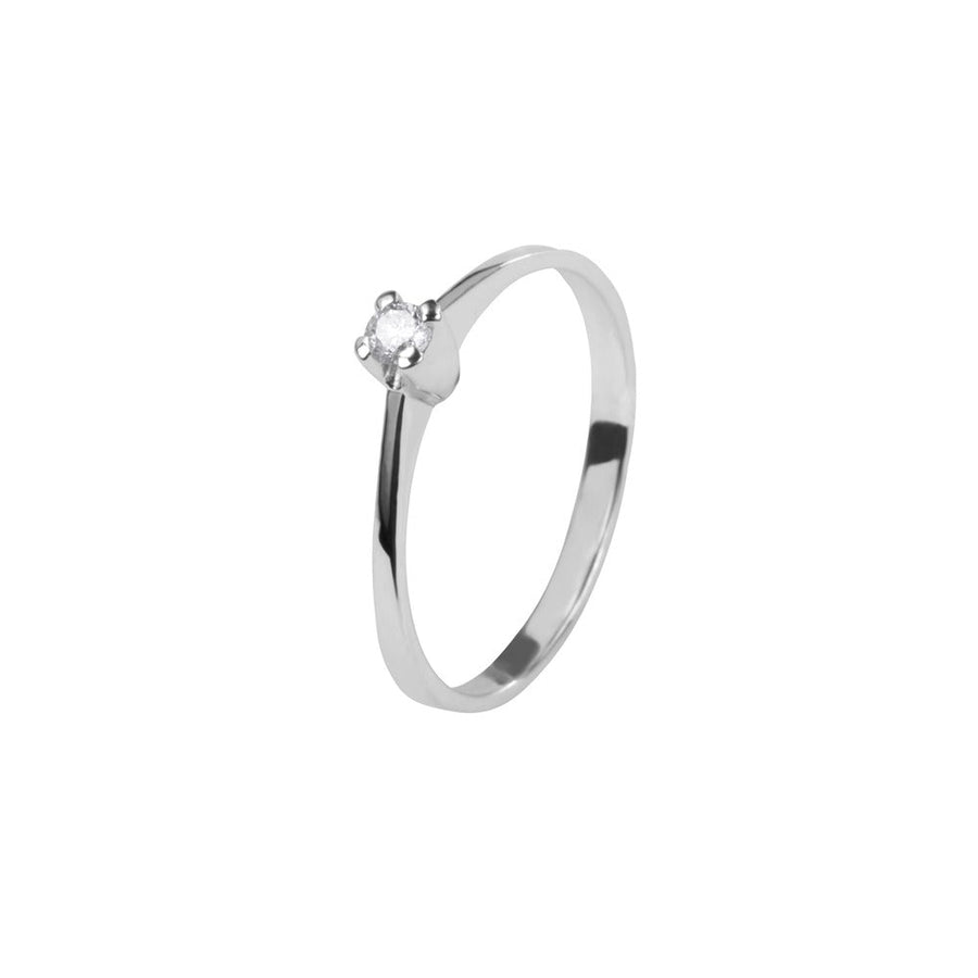 Woman Promessa Damore Diamonds 9K Ring